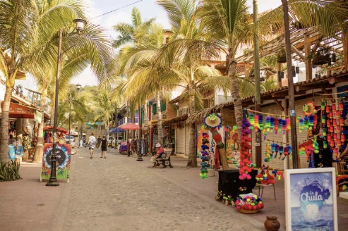 center of town Sayulita